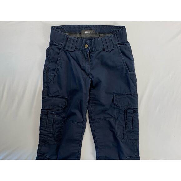 5.11 Tactical Women's Thick Canvas Cargo Bush, Work Pants. Perfectly Faded, 2R. - Picture 5 of 9